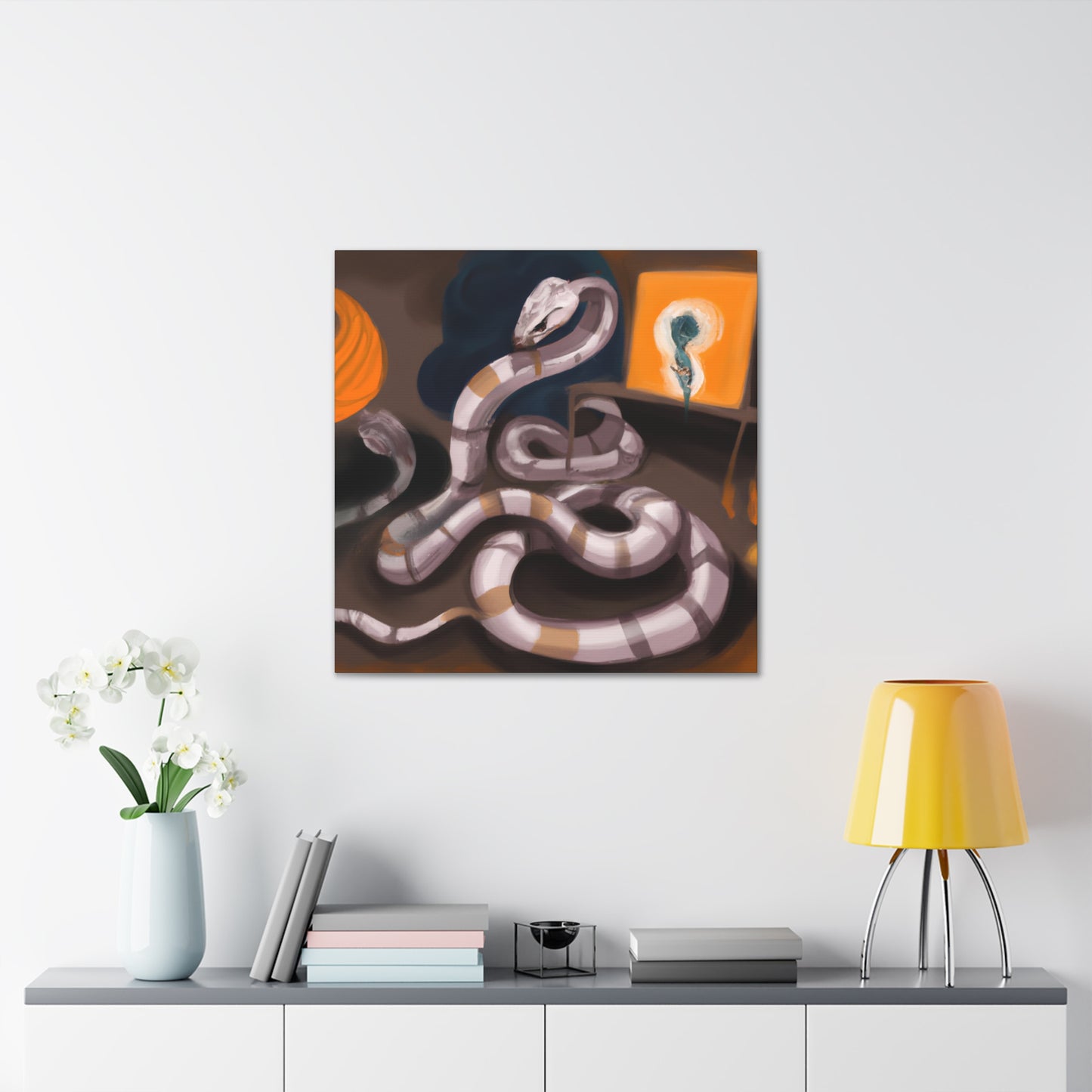 "Corn Snake in Flight" - Canvas