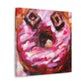 "Doughnut, Impressionist Style" - Canvas