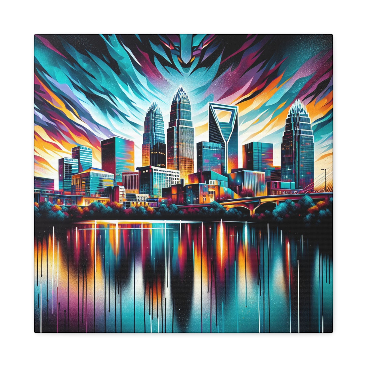 Queen City Mural Majesty - Canvas