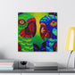 " Amazon Parrots Ablaze" - Canvas