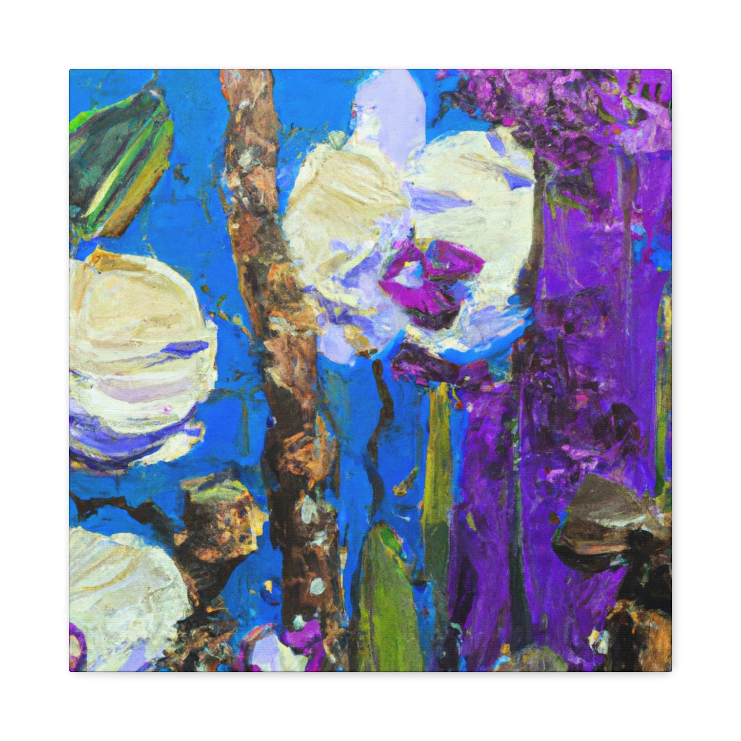 "Orchid in Abstraction" - Canvas