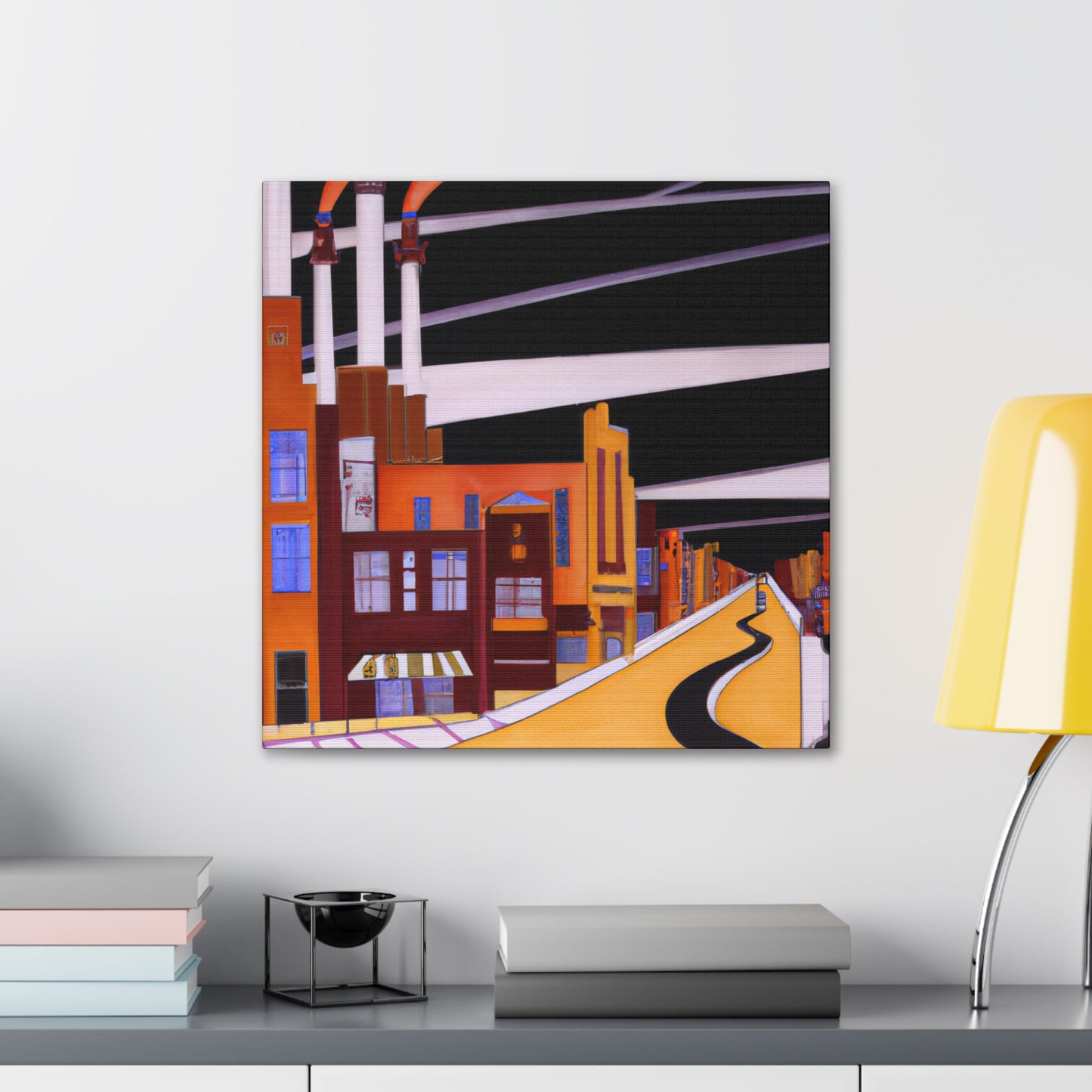 "Urban Phantoms Rising" - Canvas