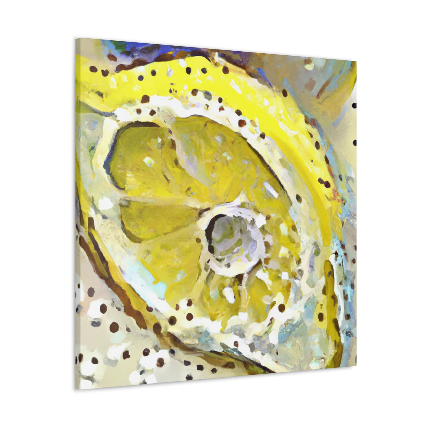 Lemon Zen Abstraction - Canvas