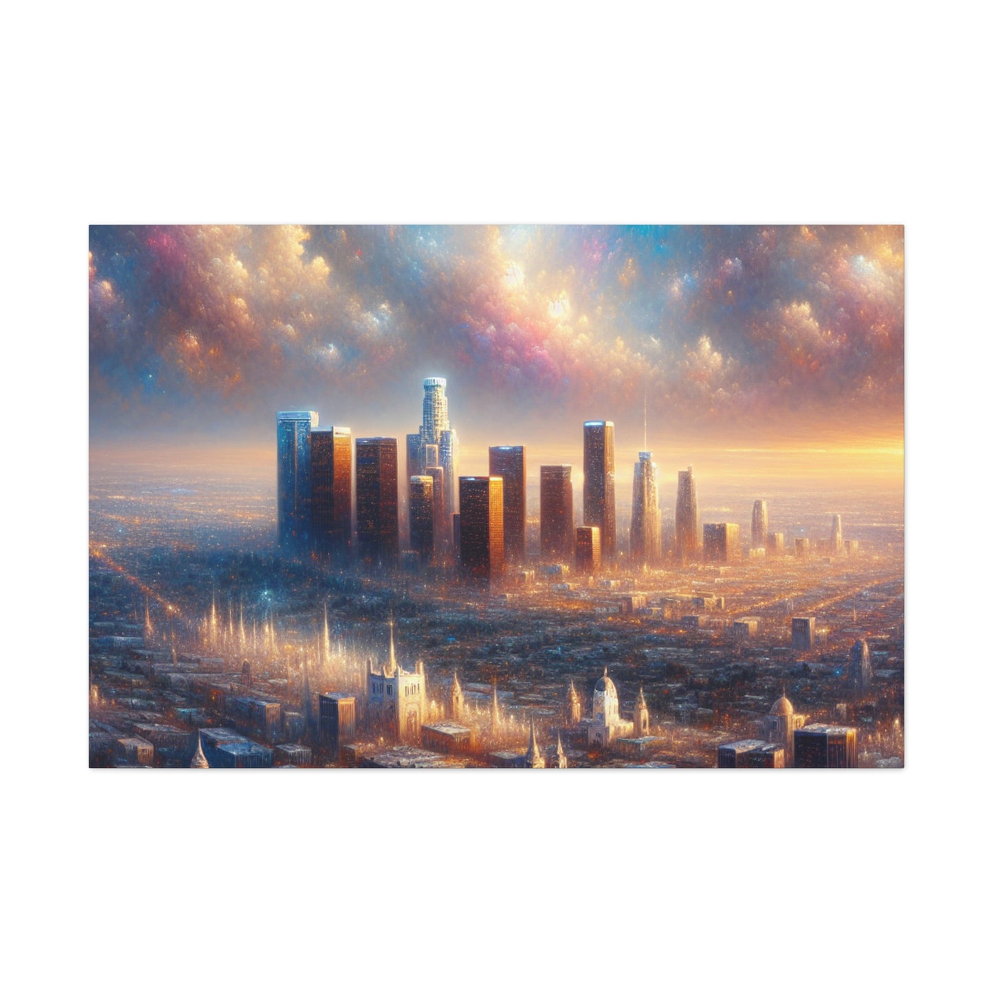 "City of Angels Resplendent" - Canvas