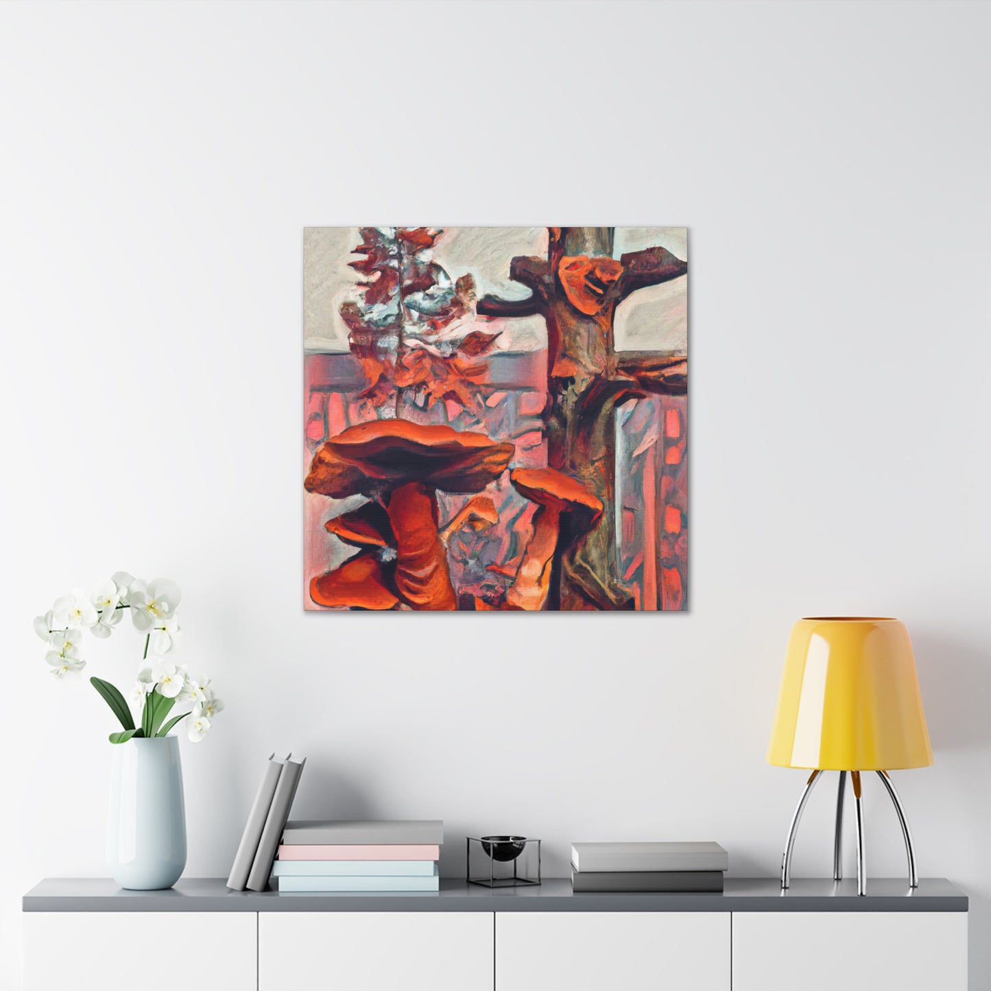 Reishi in Moonlight Glow - Canvas