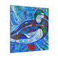 "Mallard on Reflection Pond" - Canvas