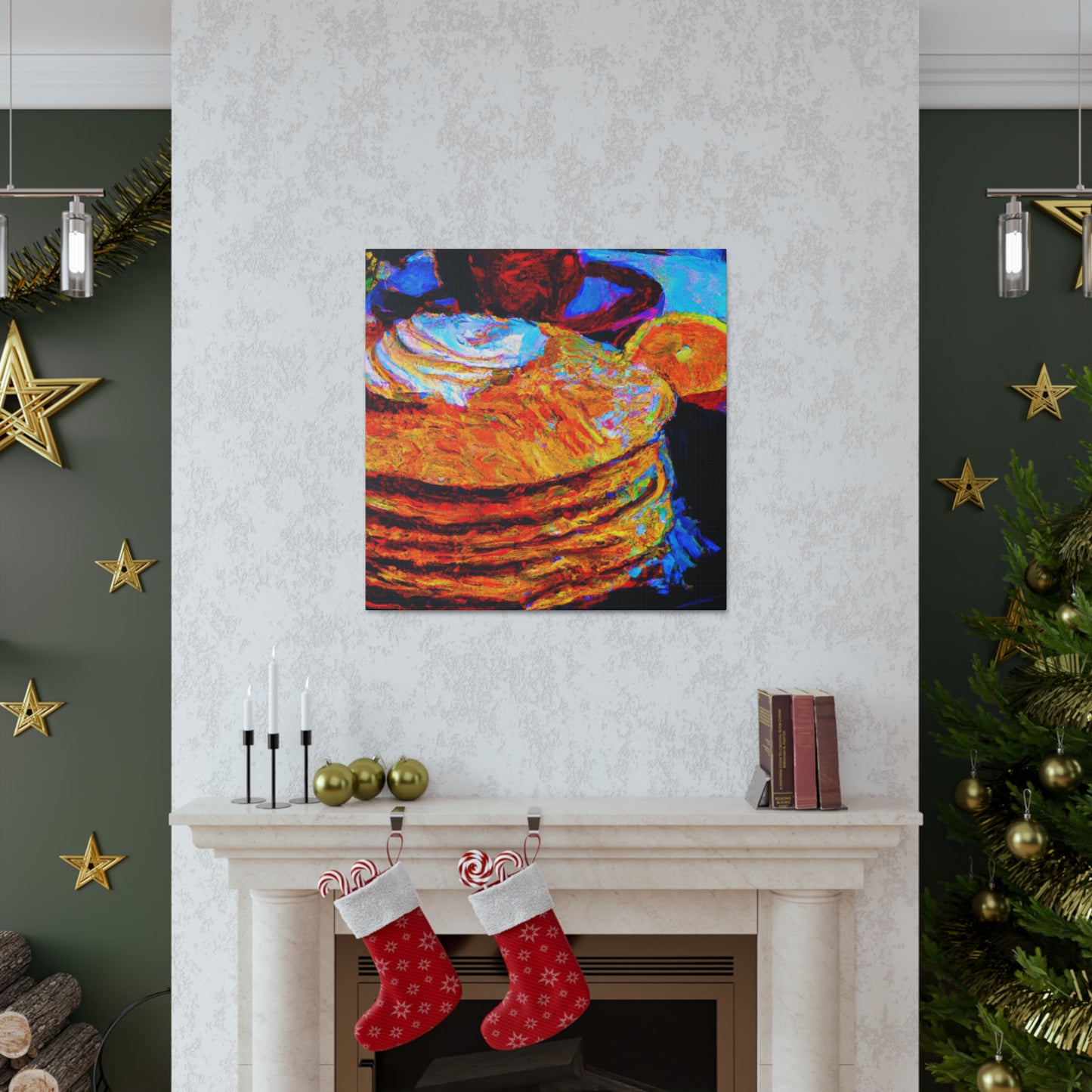 "Pancakes and Post-Impressionism" - Canvas