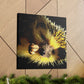 Hedgehog In Autumn Colors - Canvas