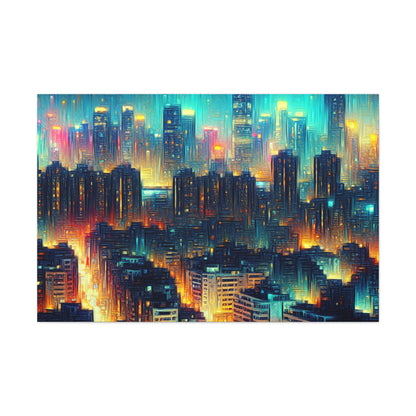 Nocturnal Urban Visions - Canvas