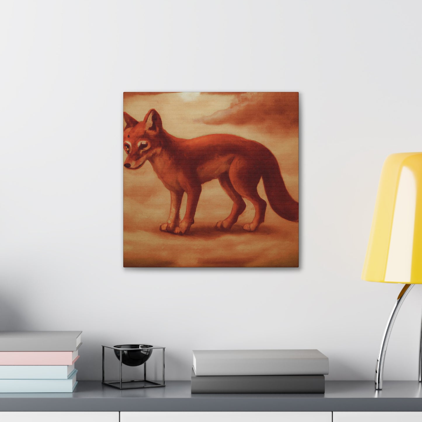 "Dhole in Repose" - Canvas