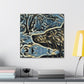 Otter in Abstract Form - Canvas