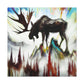 Moose on a Canvas - Canvas