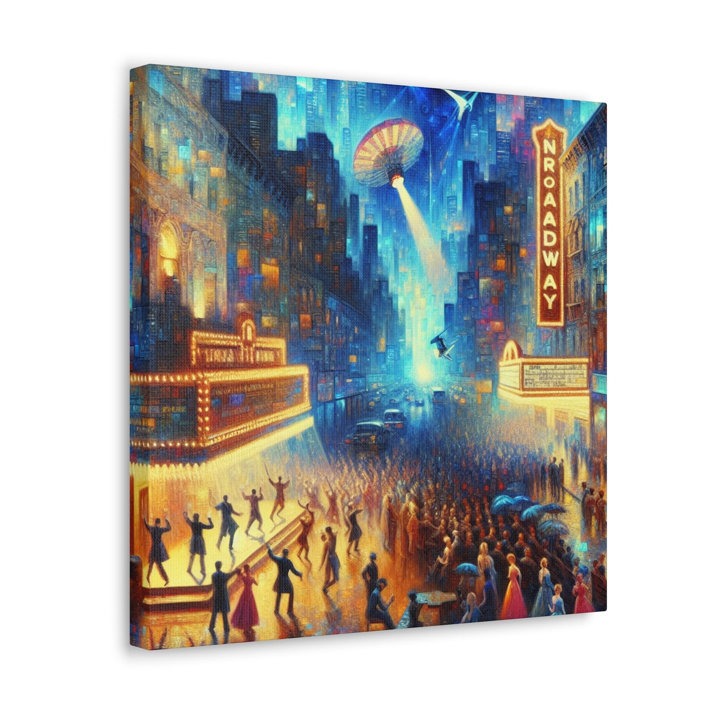 "Enchanting Broadway Performance" - Canvas