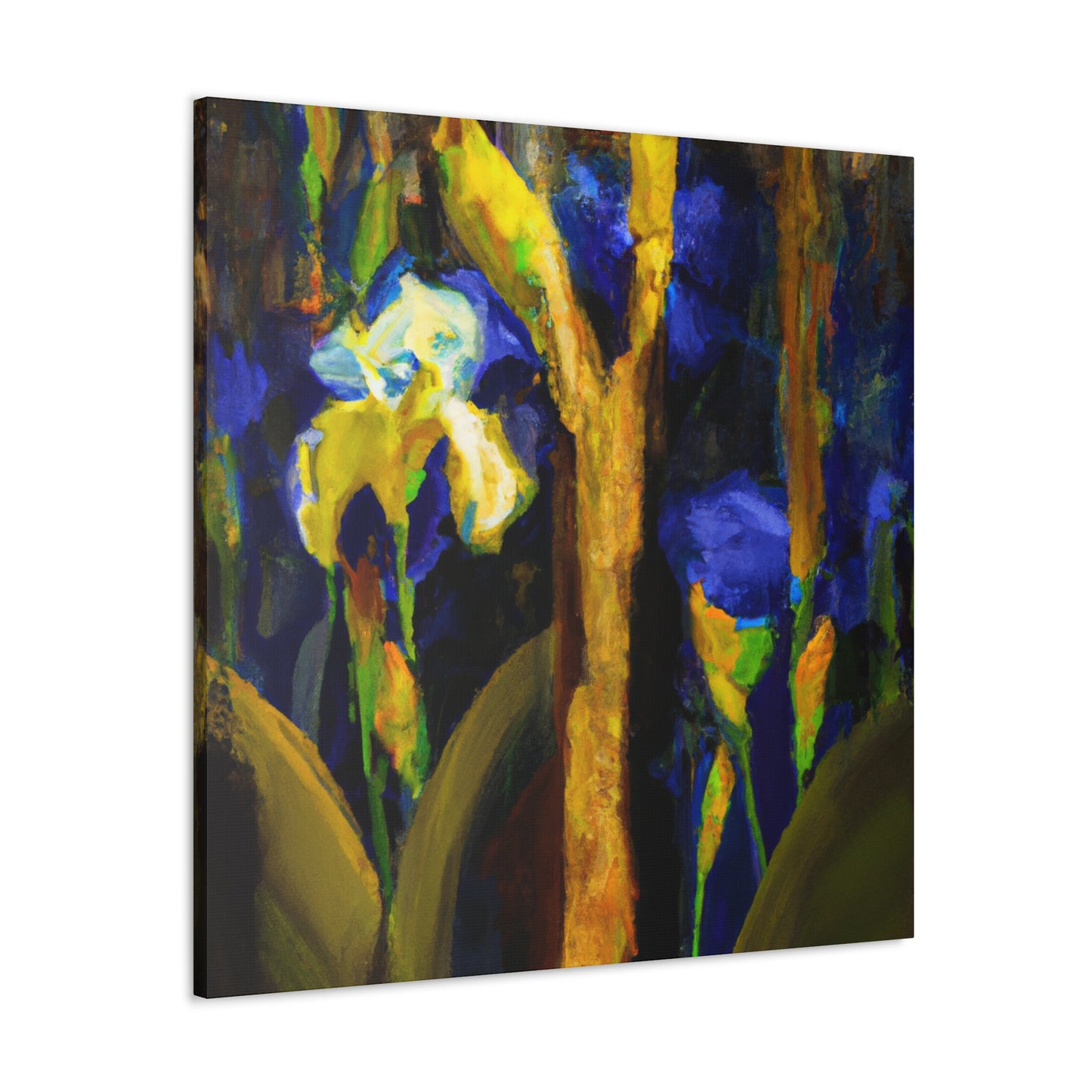 Iris in Abstraction - Canvas