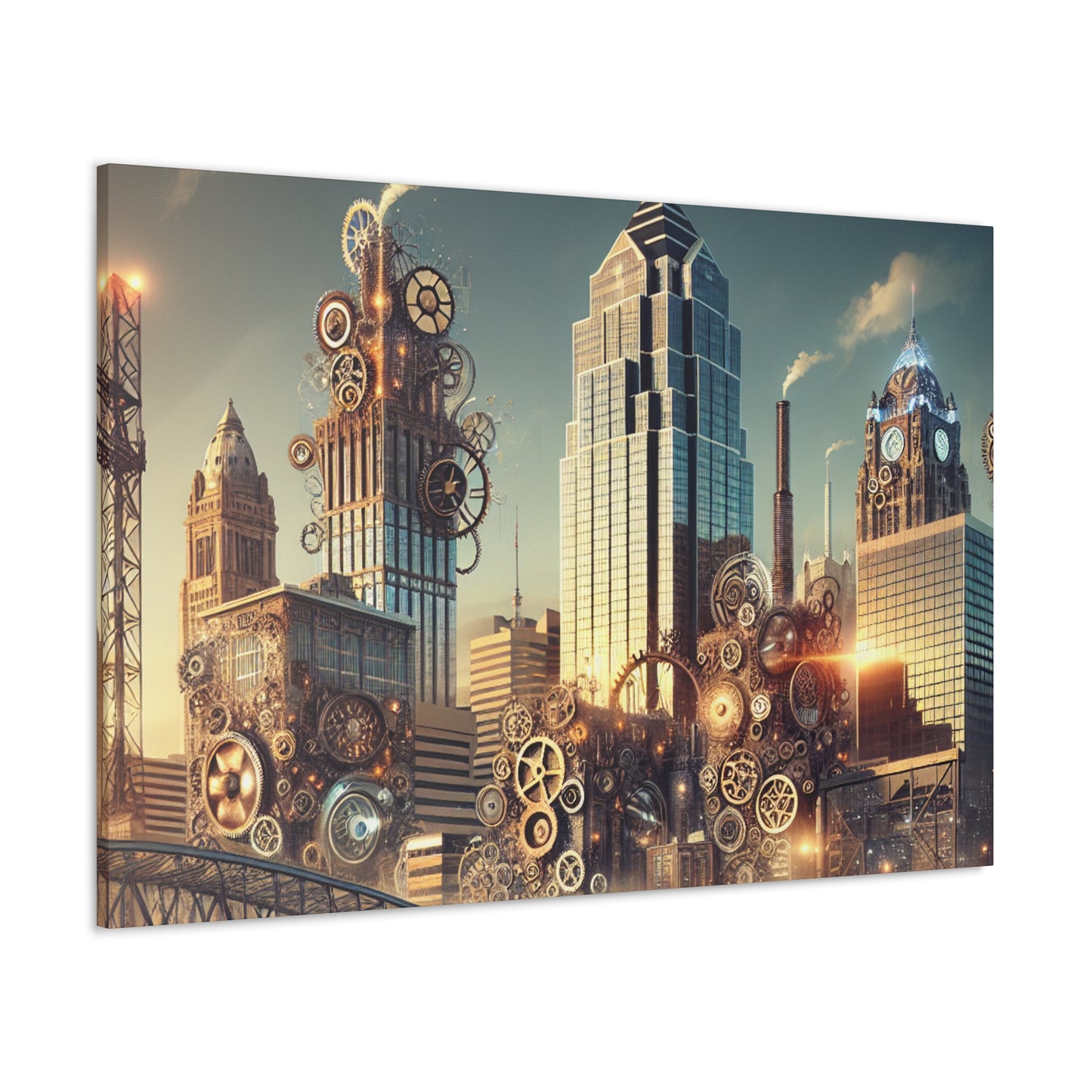 "Mechanical Marvels of KC" - Canvas