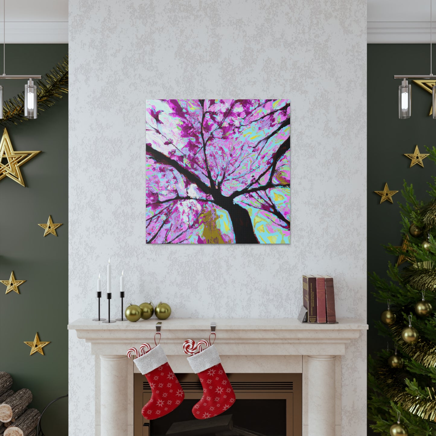 "Fairytale Cherry Blossoms" - Canvas