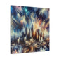 "Urban Serenity Unveiled" - Canvas