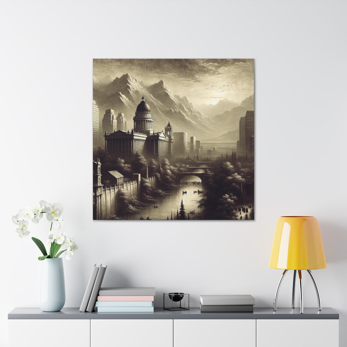 "Enchanting Vistas Unveiled" - Canvas