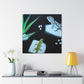 Gecko in Starlight Dream - Canvas