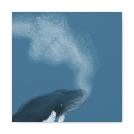 "Whales in the Water" - Canvas