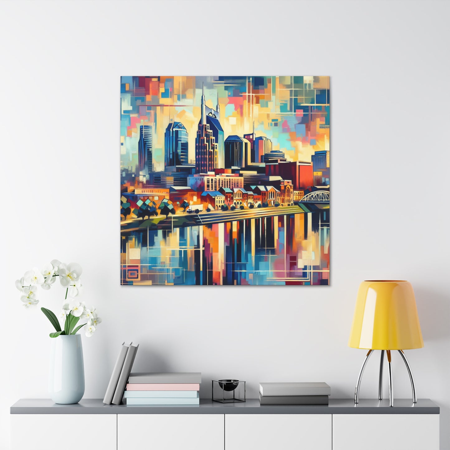 Vibrant Nashville Melodies - Canvas