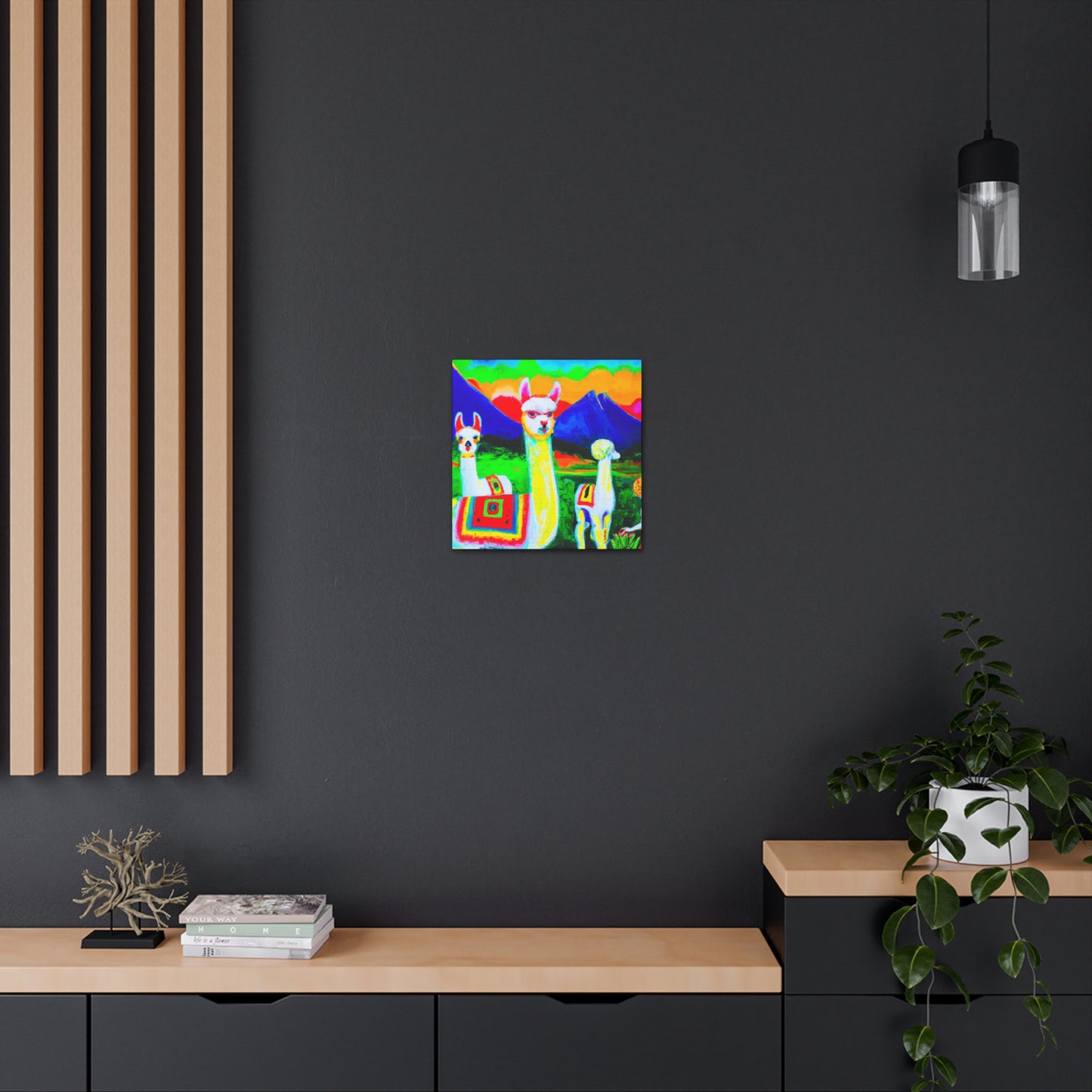 Alpaca In Dreamsland - Canvas