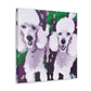 Poodle in Impressionism - Canvas