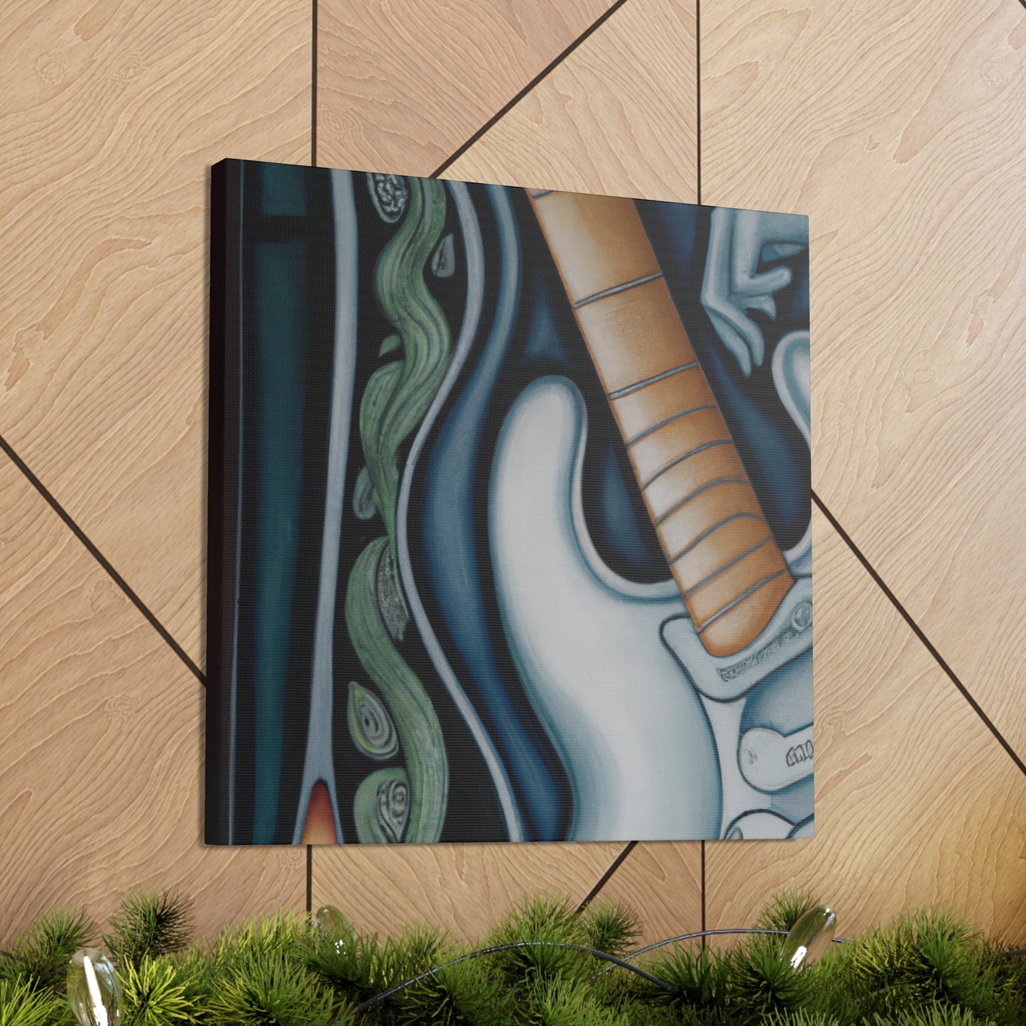 "Fender in Art Nouveau" - Canvas