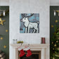 "Reindeer Winter Mural" - Canvas