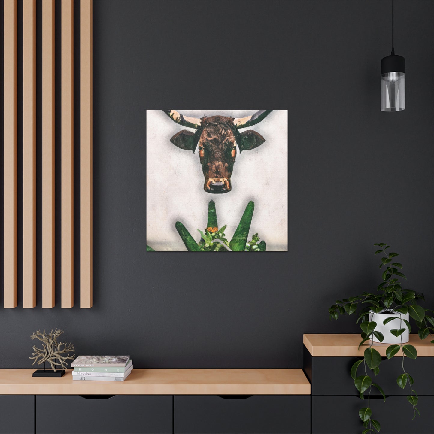 "Texan Longhorn Legacy" - Canvas