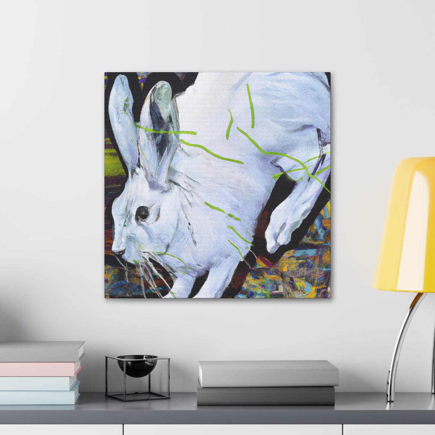 "Arctic Hare in Snow" - Canvas