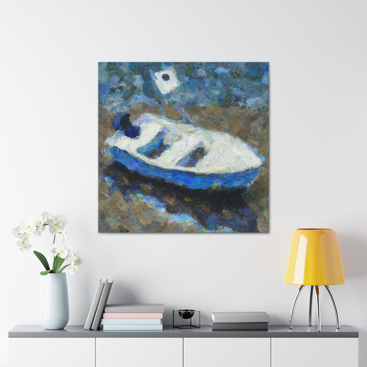 "Dinghy on Still Waters" - Canvas