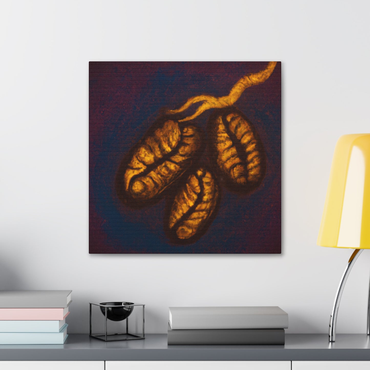 "Brewed Awakening Coffee beans" - Canvas