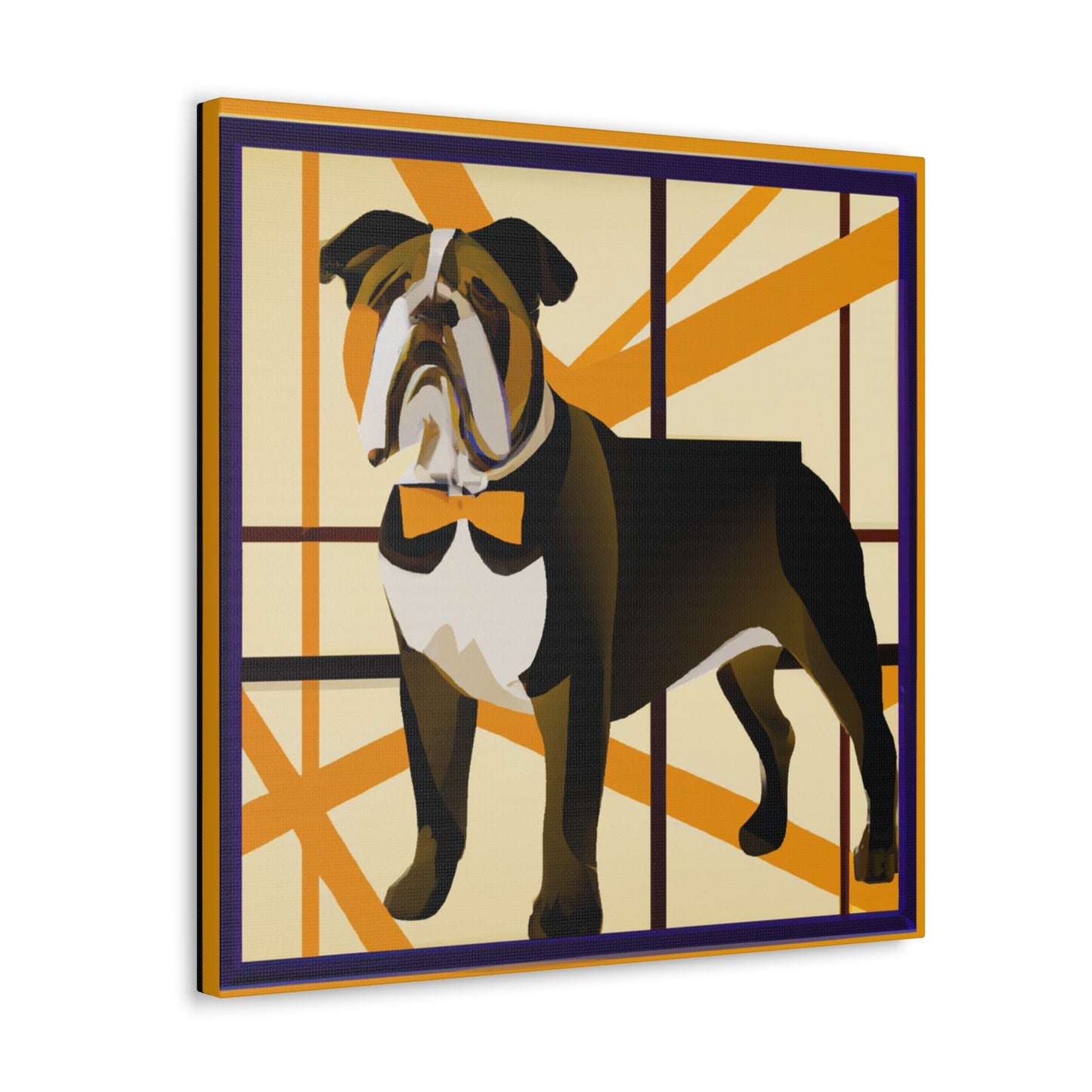 "Bulldog Bones Brightness" - Canvas