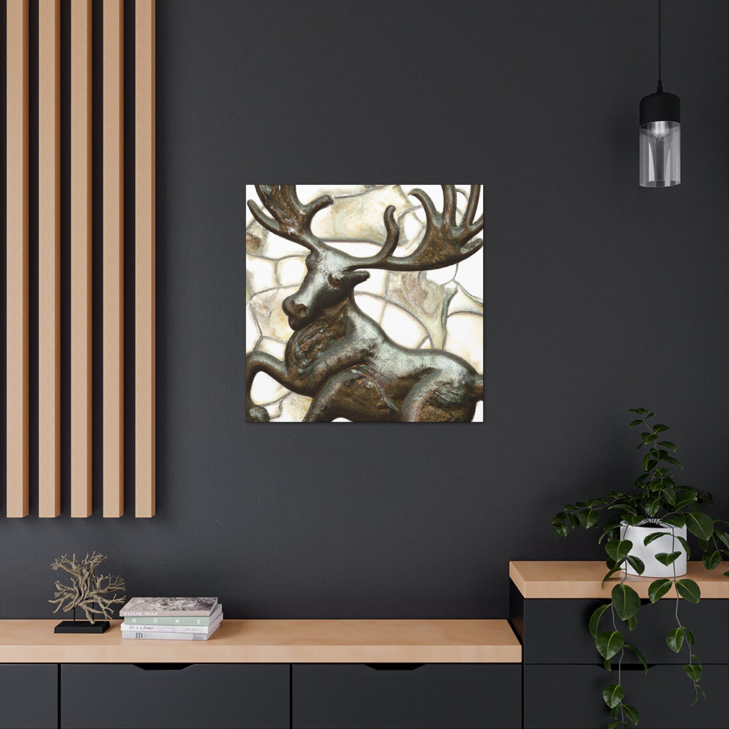 Reindeer Winding Paths - Canvas