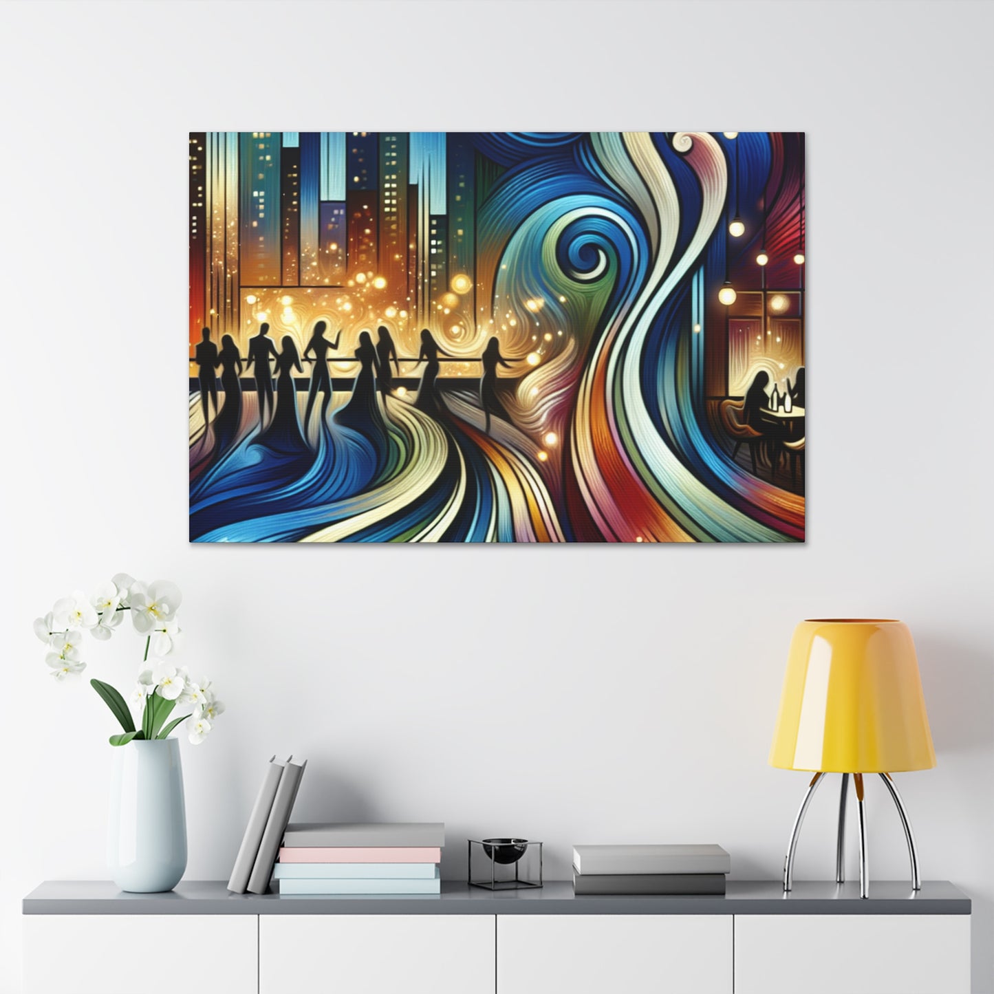 "Skyward Celebration Spectacle" - Canvas