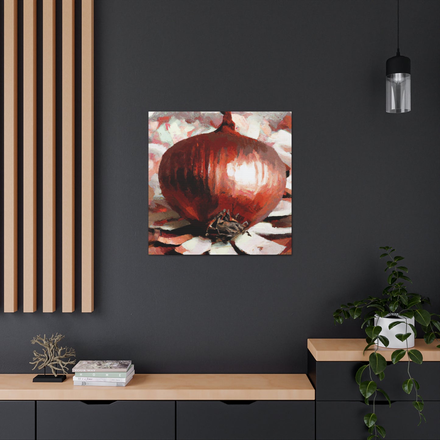 Onion in Baroque - Canvas