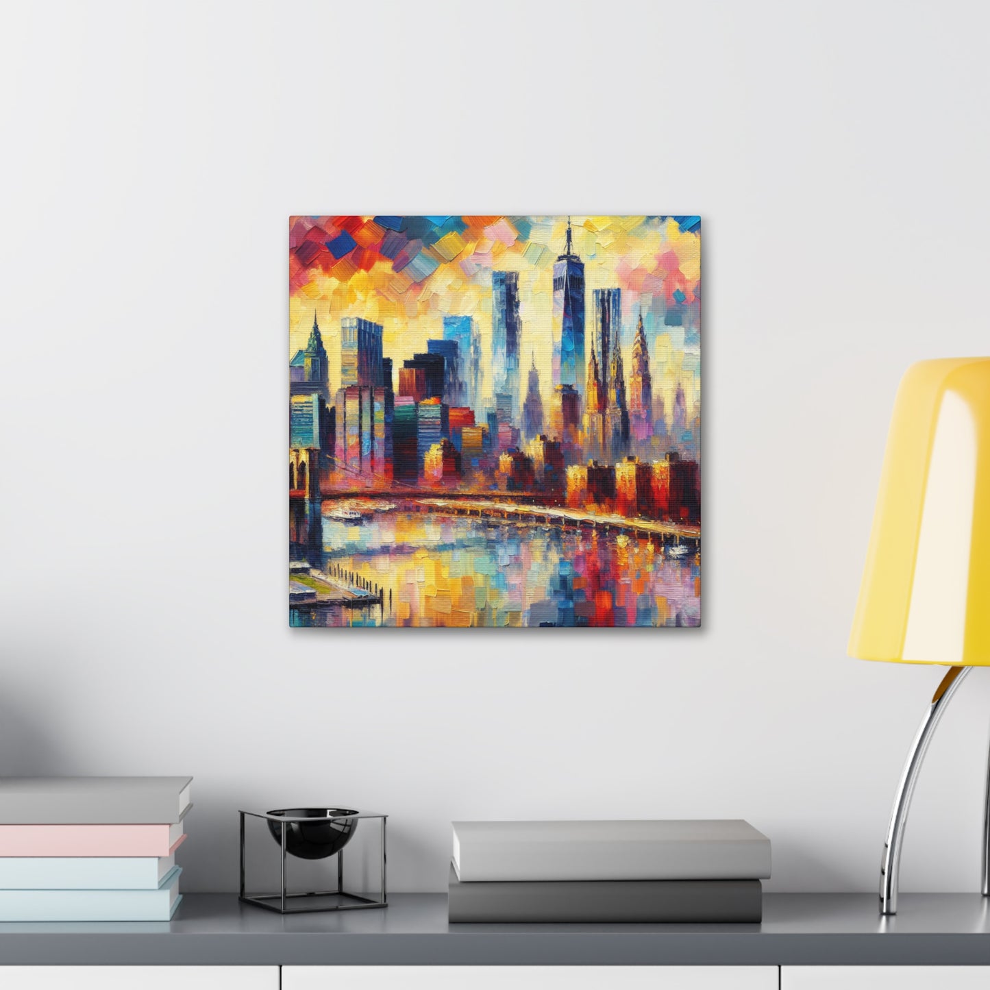 "Enchanting Melodies of Manhattan" - Canvas