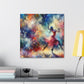 Rhythmic Twirls of Grace - Canvas