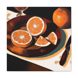 Orange Grandeur Neoclassic - Canvas