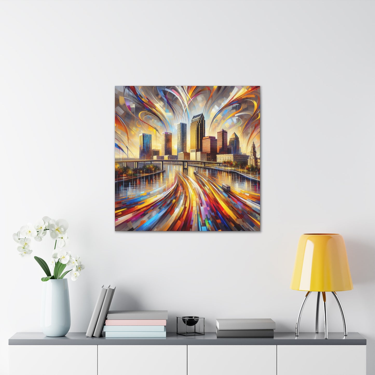 "Enigmatic Tampa Dreamscape" - Canvas