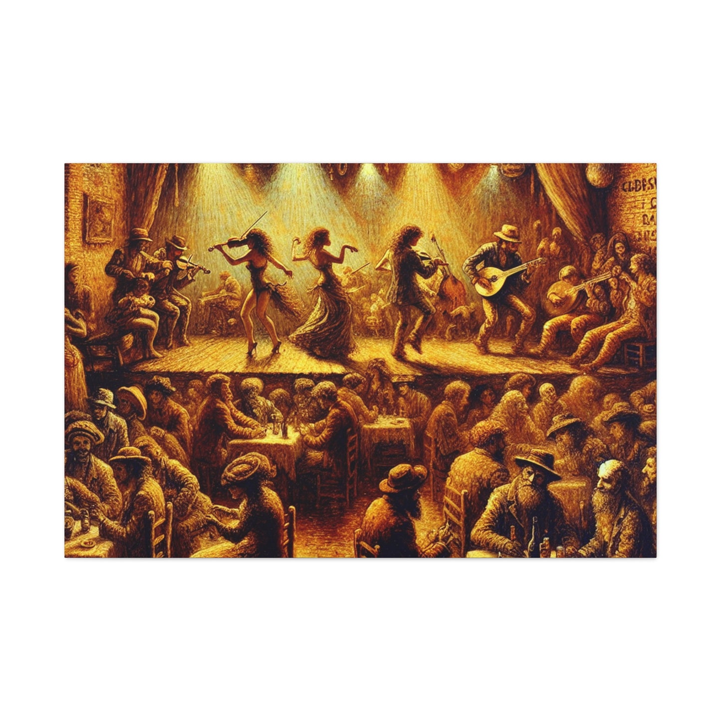 Enchanting Cabaret Revelry - Canvas