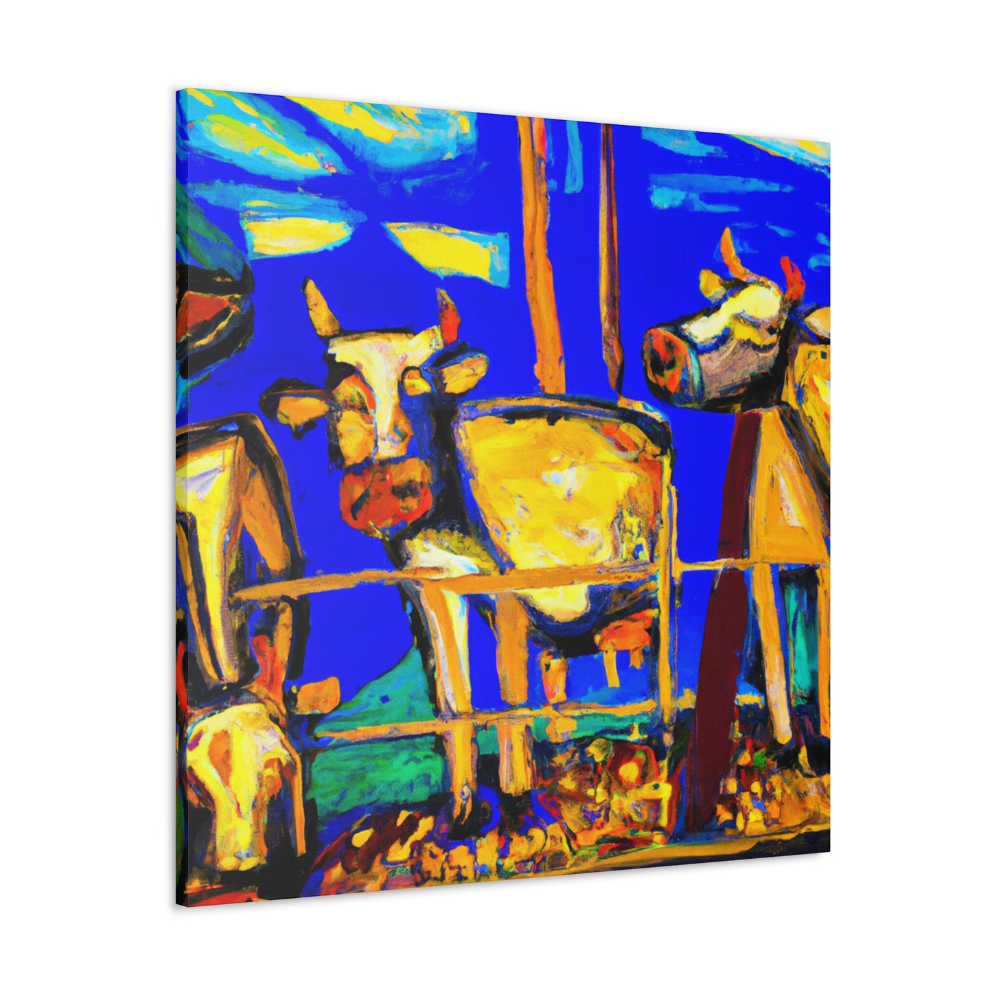 "Cow of Emotional Splendor" - Canvas