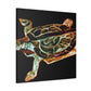 "Box Turtle Deco Dream" - Canvas