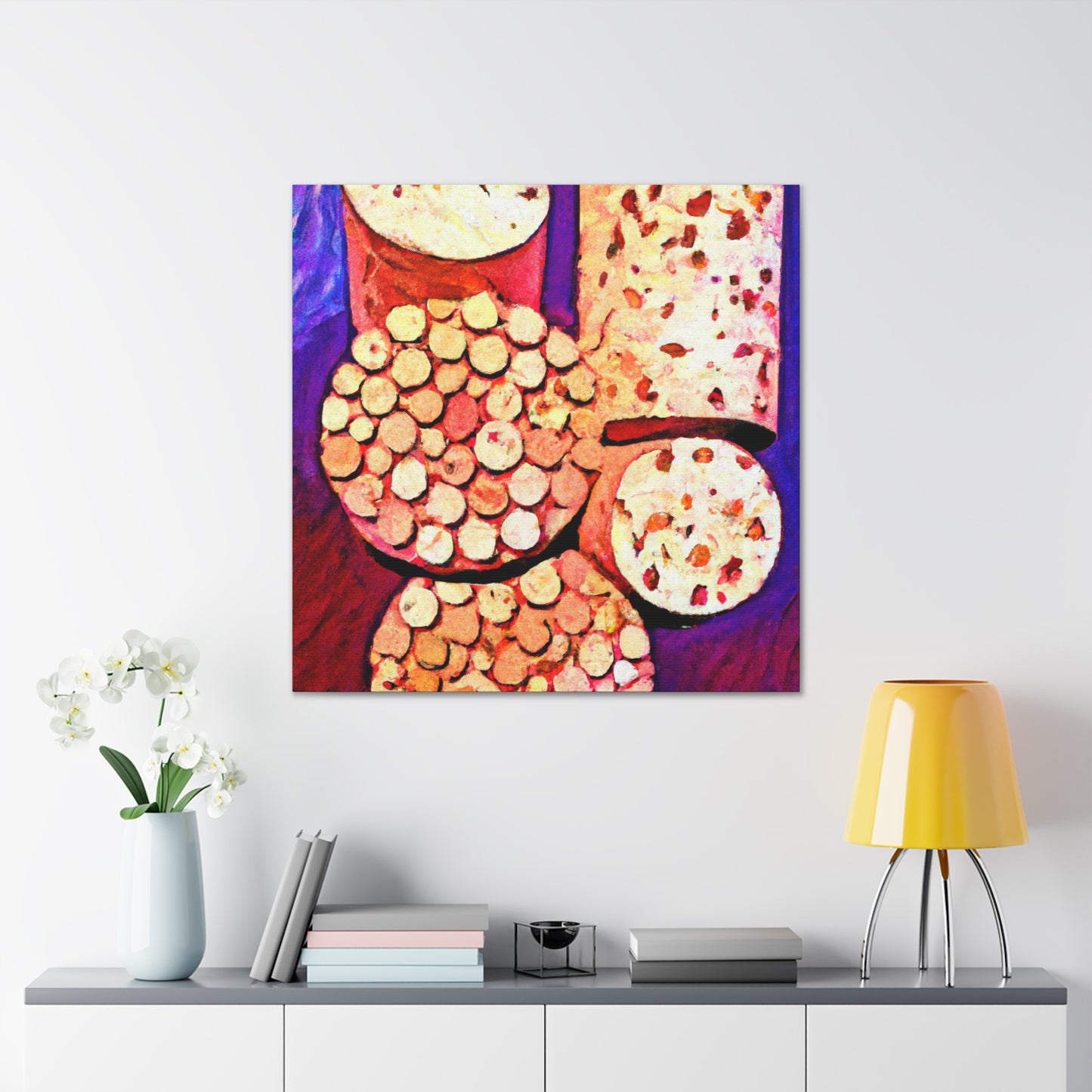 Corks and Celebration. - Canvas