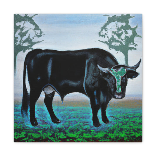 "Cattle in Dreamscape" - Canvas