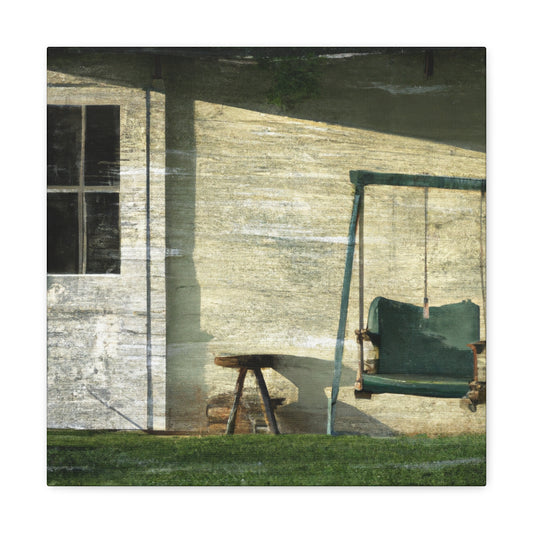 "A Dreamy Porch Swing" - Canvas