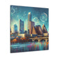 "Vibrant Austin Streets" - Canvas