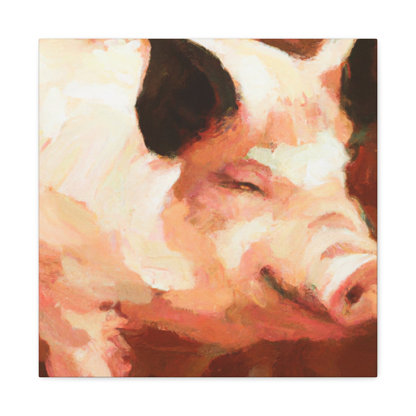 Pig with Characteristic - Canvas