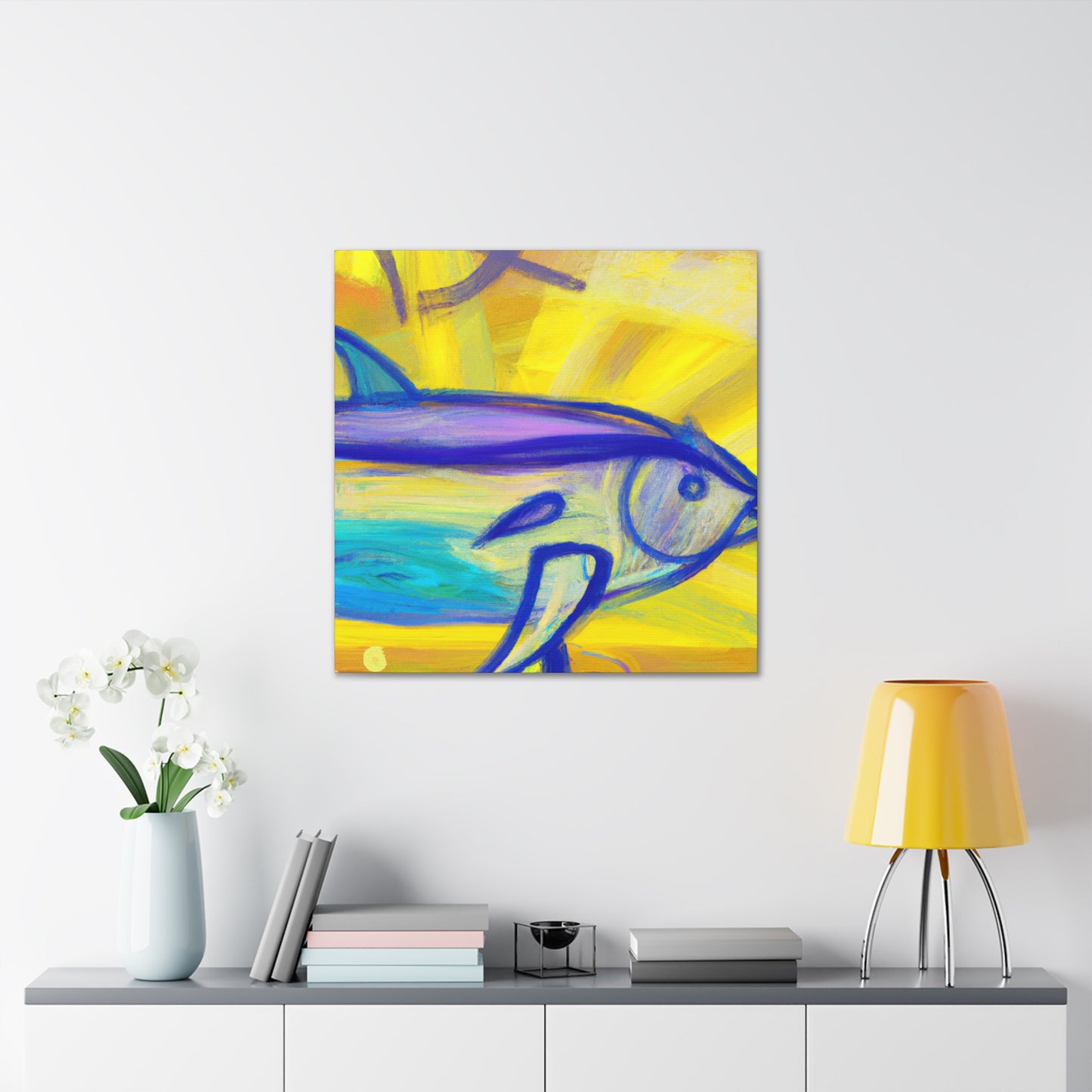 "Tuna in Abstract Form" - Canvas